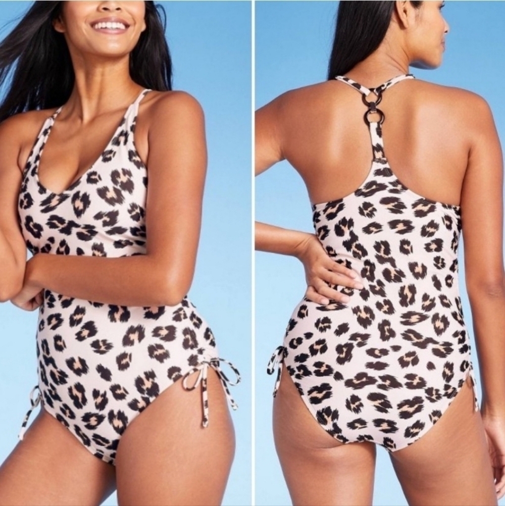 Leopard Print  Kona Sol Swimsuit Size Medium​​​​​​